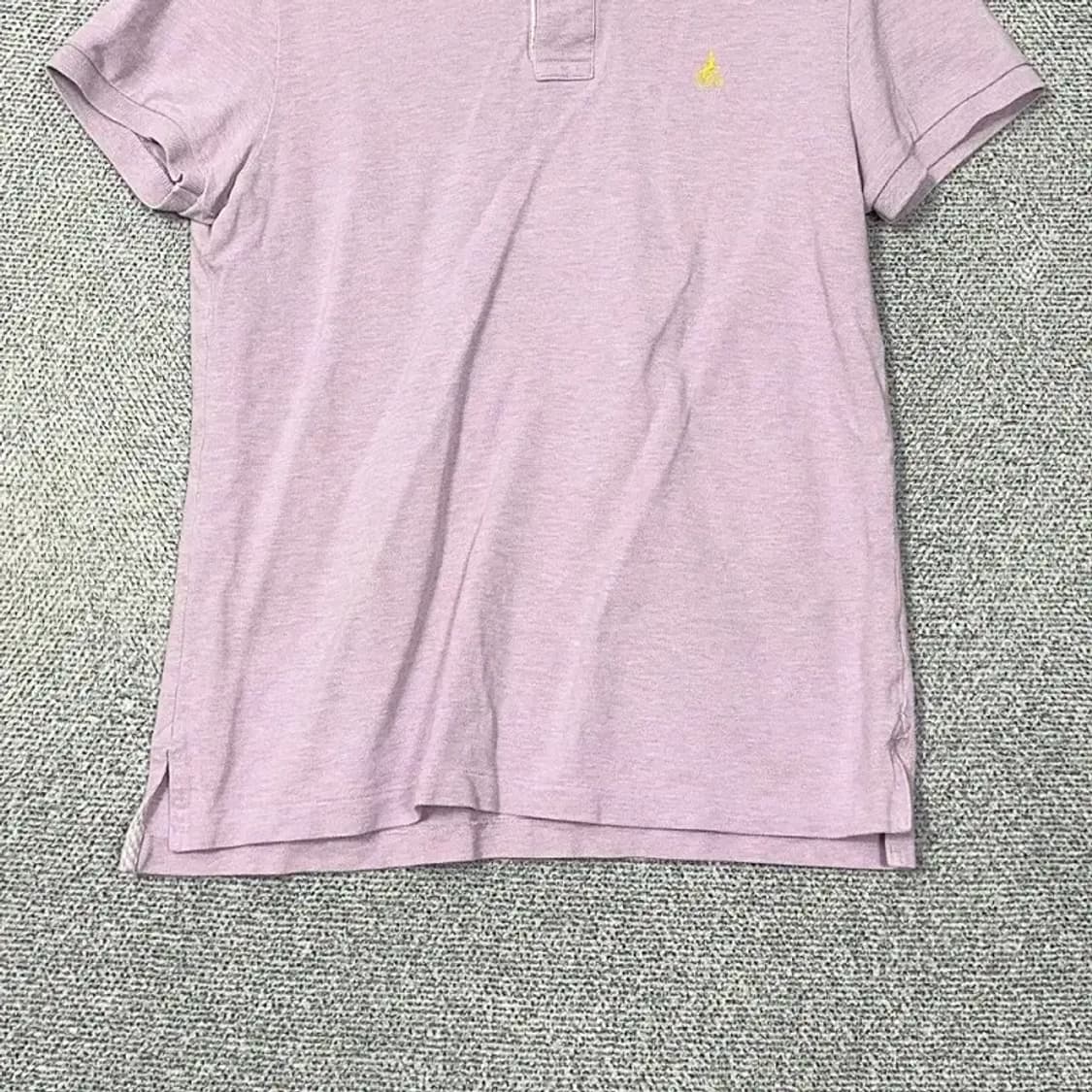 빈폴 연보라 로고 반팔 카라티 100 상품이미지4