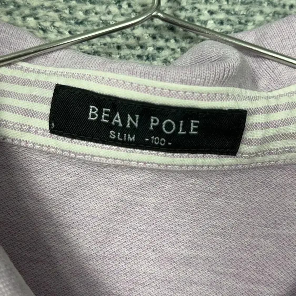 빈폴 연보라 로고 반팔 카라티 100 상품이미지5