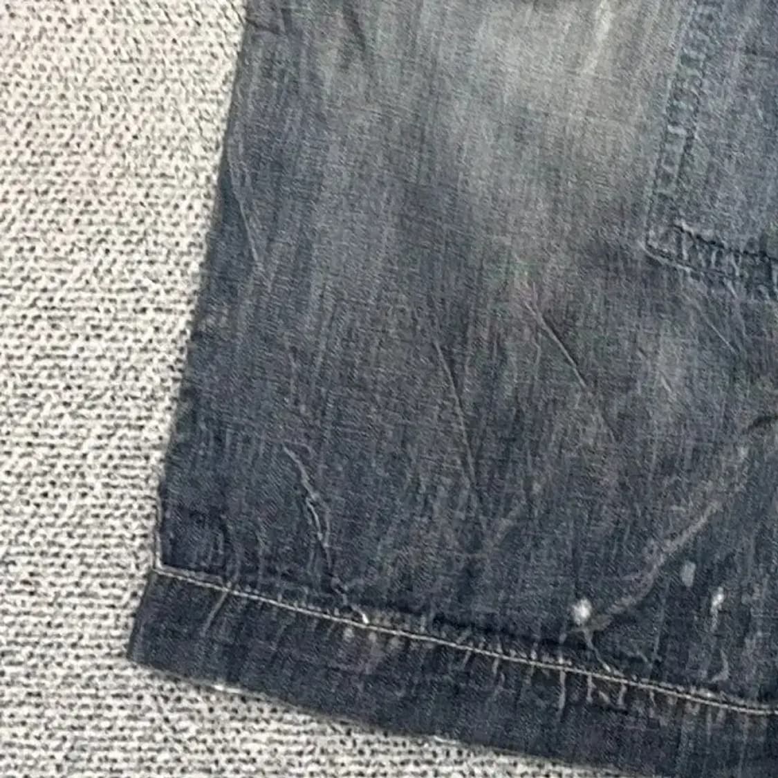 게스 빈티지 워싱 데님 반바지 30 상품이미지4