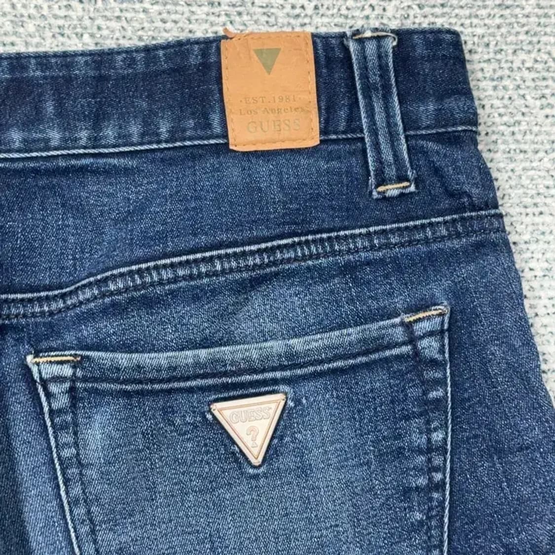 게스 실버로고 데님팬츠 30 상품이미지5