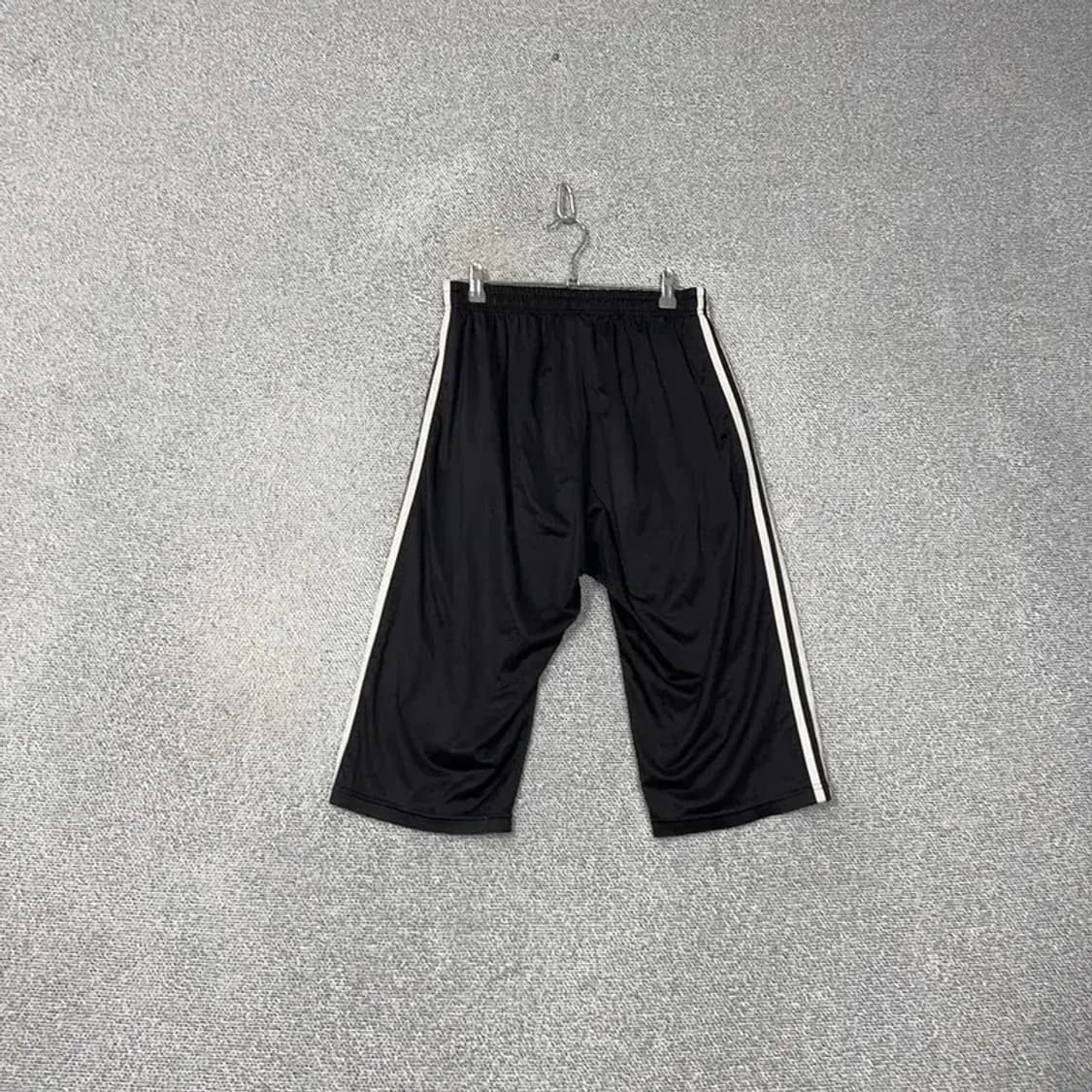 아디다스 로고 삼선 5부 트레이닝 반바지 XL 상품이미지2