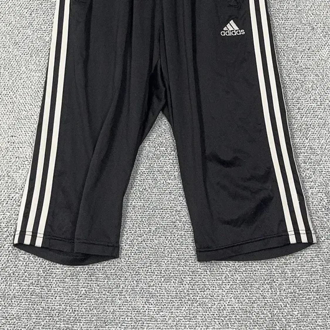 아디다스 로고 삼선 5부 트레이닝 반바지 XL 상품이미지4