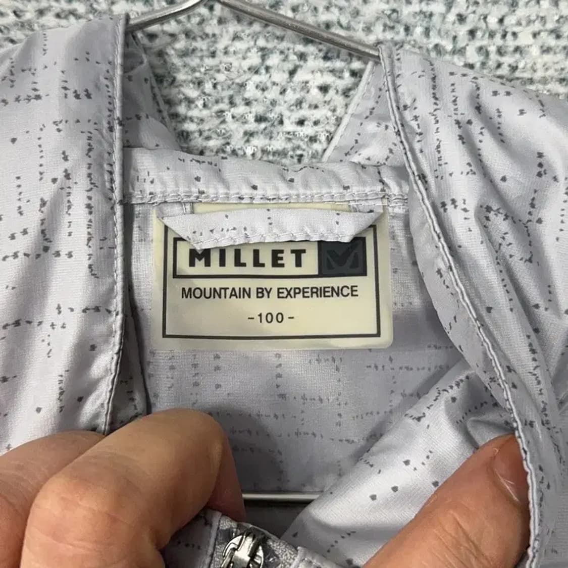 밀레 도트 실버 기능성 바람막이 100 상품이미지3