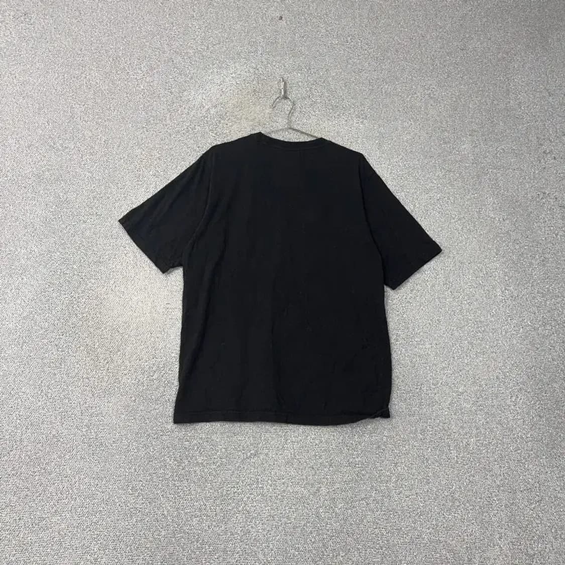 그루브라임 블랙 무지 반팔티 XL 상품이미지2