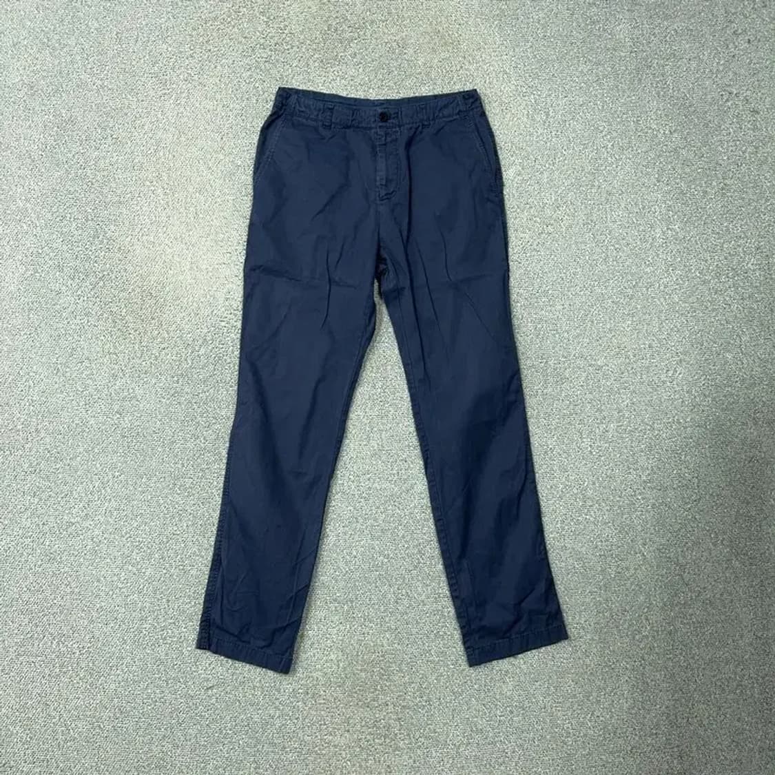 휠라 남성 캐주얼 네이비 치노팬츠 34 상품이미지1