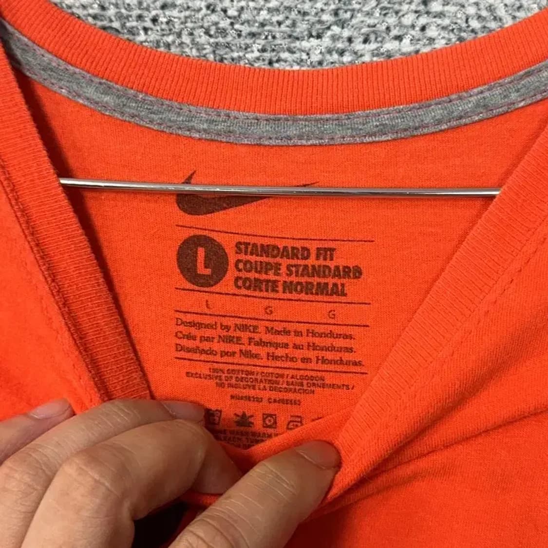 나이키 베이스볼 빈티지 오렌지 반팔티 L 상품이미지3