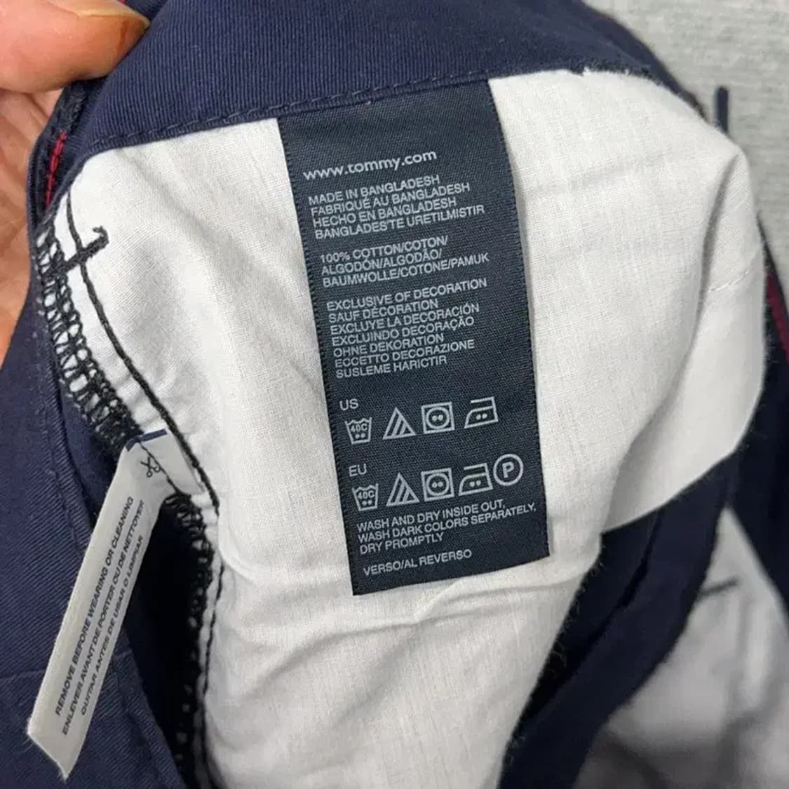 타미힐피거 네이비 미니스커트 77 / 31인치 상품이미지5