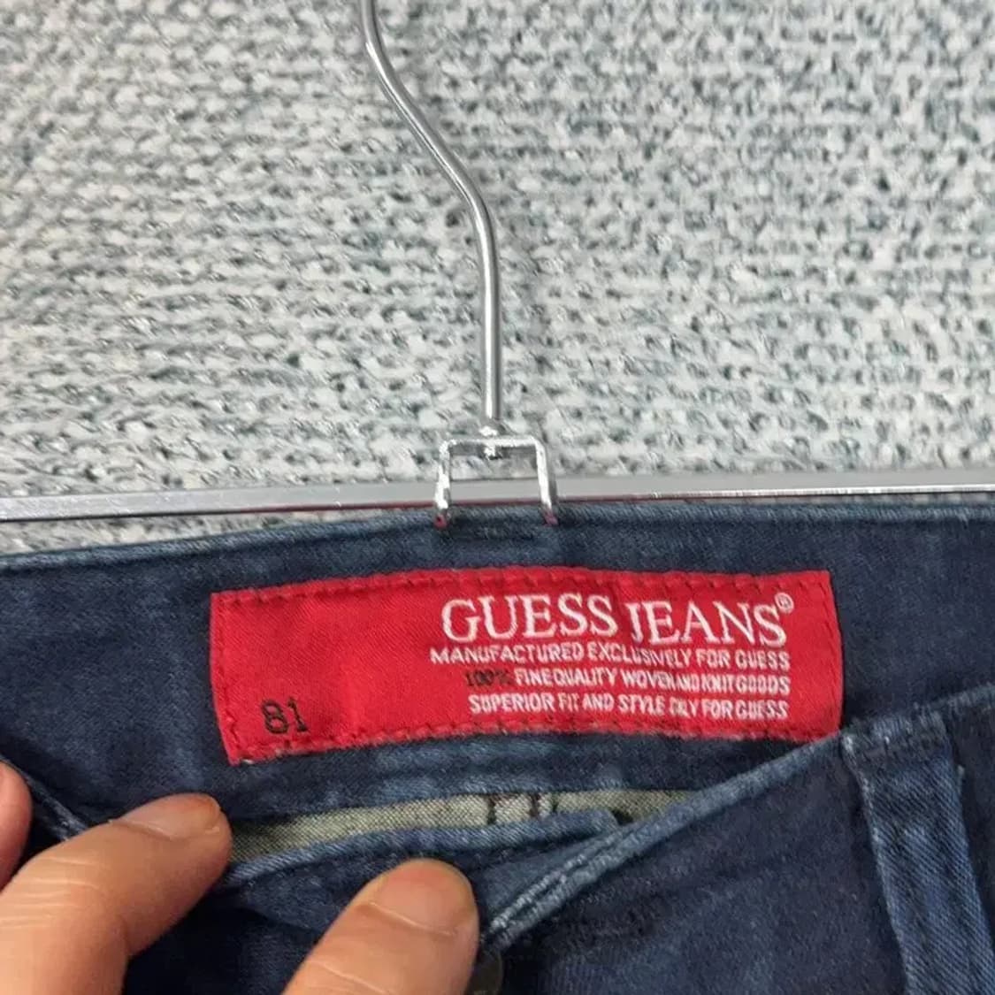 게스 골드로고 여성 데님팬츠 25 상품이미지6