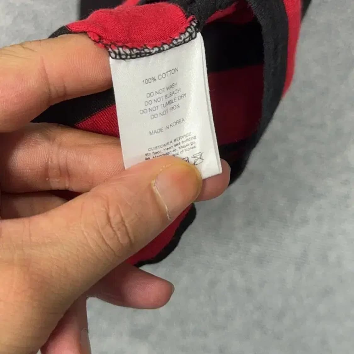 아임낫어휴먼비잉 빈티지 스트라이프 반팔티 M 상품이미지4