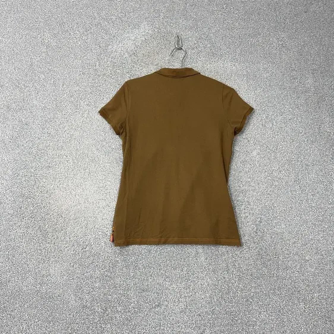 해지스 브라운 로고 반팔 카라티 90-165 상품이미지2