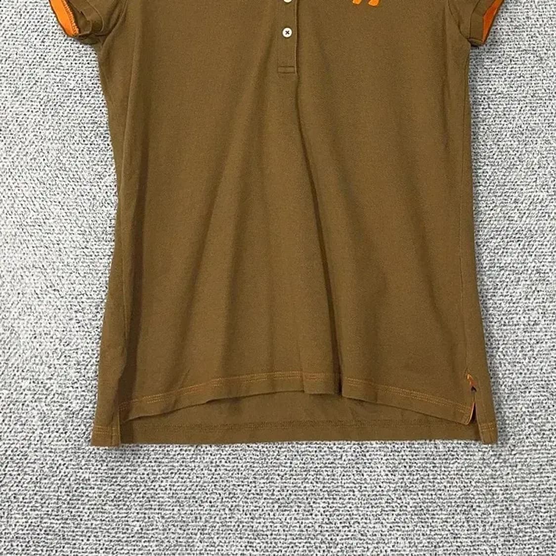 해지스 브라운 로고 반팔 카라티 90-165 상품이미지4