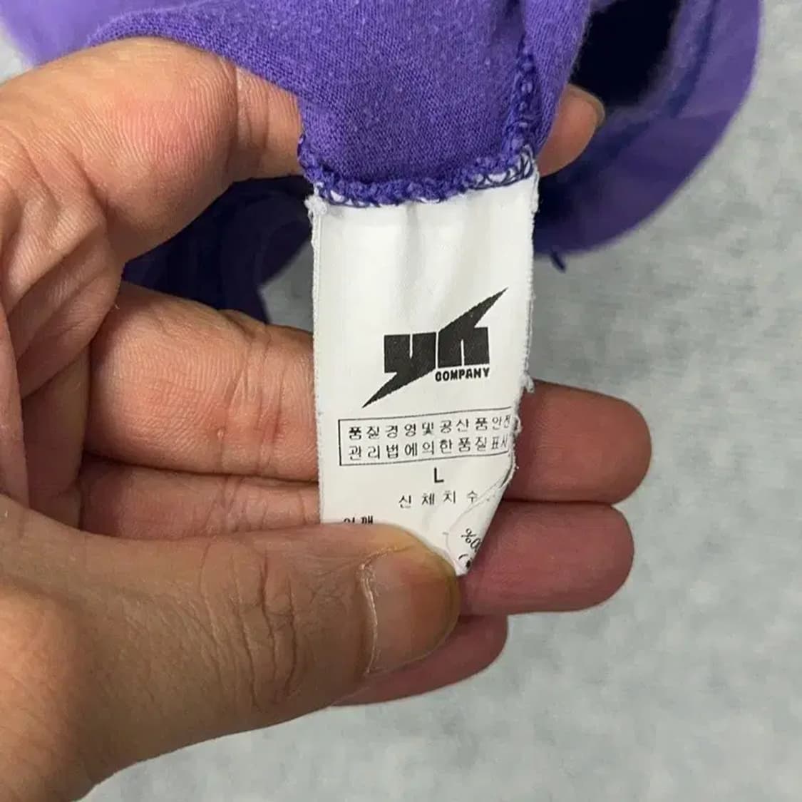 플루크 로고 퍼플 반팔티 L 상품이미지4