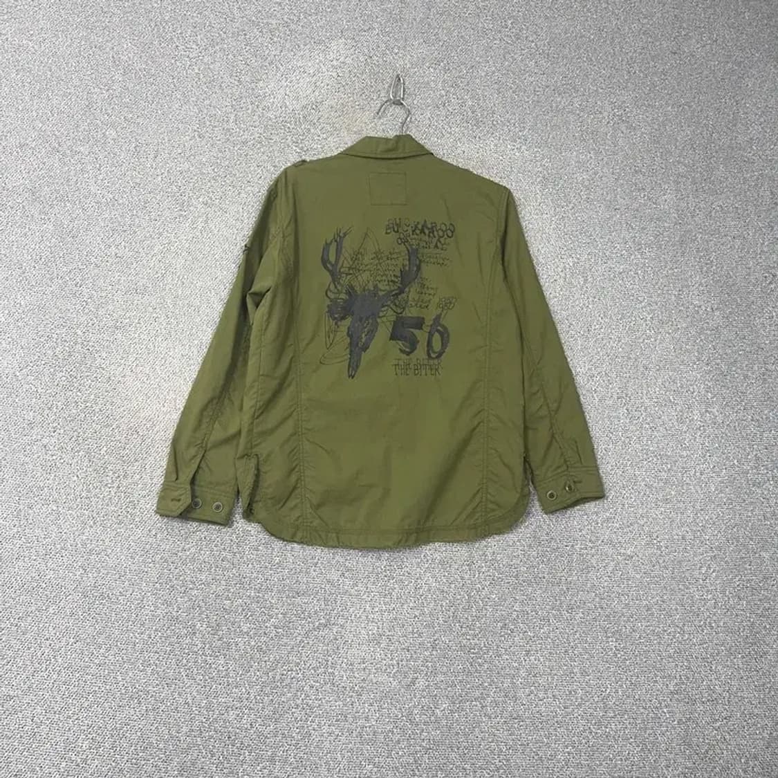 버커루 빈티지 필드 카키 자켓 XS 상품이미지2