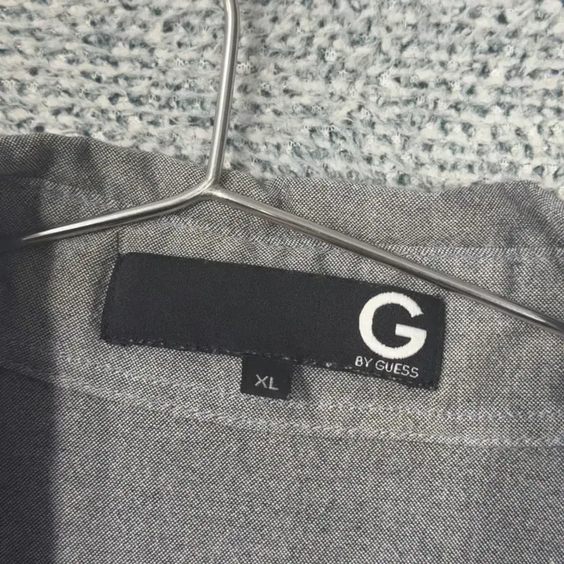 게스 스트라이프 캐주얼 반팔 셔츠 XL 상품이미지3