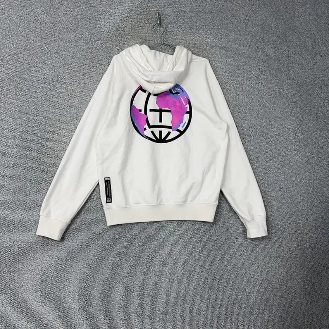 LMC 빅로고 화이트 오버핏 후드티 L 상품이미지2