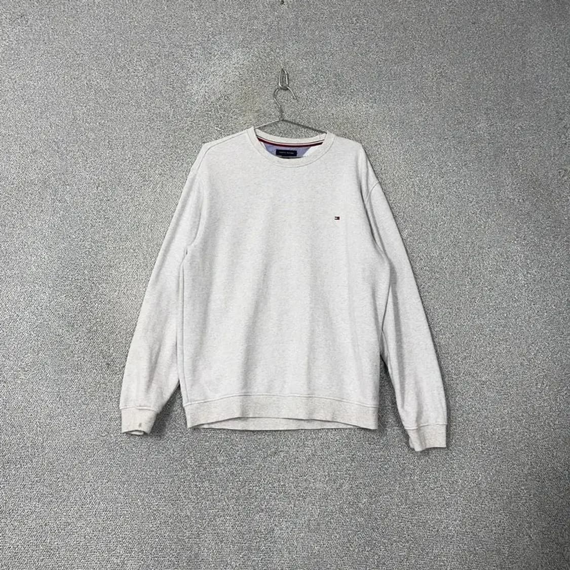 타미힐피거 로고 캐주얼 그레이 맨투맨 XL 상품이미지1