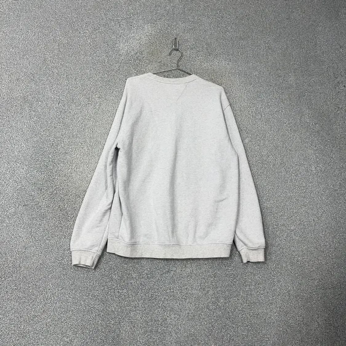 타미힐피거 로고 캐주얼 그레이 맨투맨 XL 상품이미지2