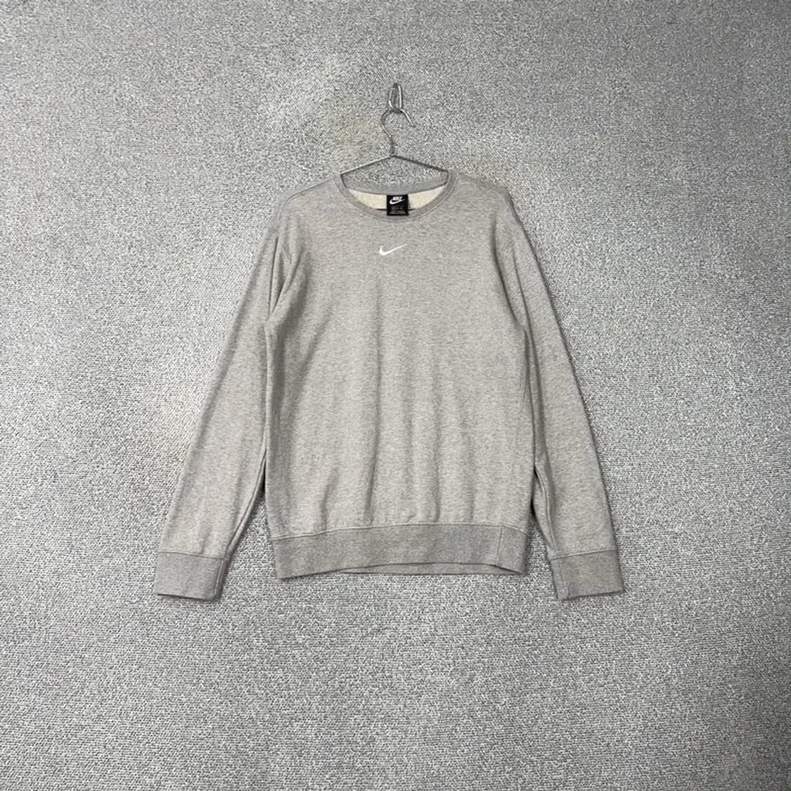 나이키 센터로고 그레이 맨투맨 XL 상품이미지1