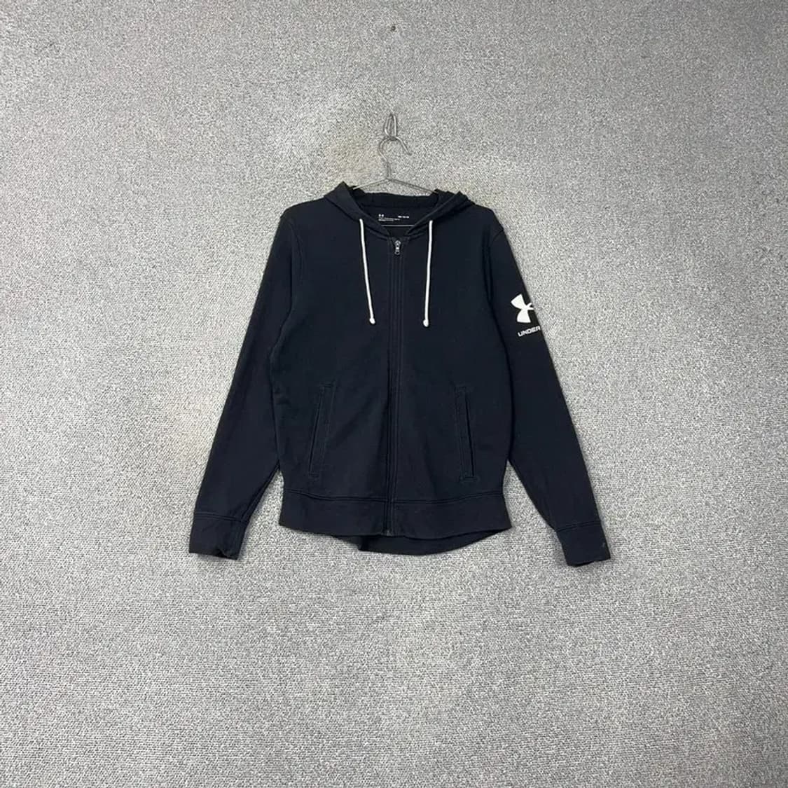 언더아머 사이드 빅로고 후드집업 M 상품이미지1