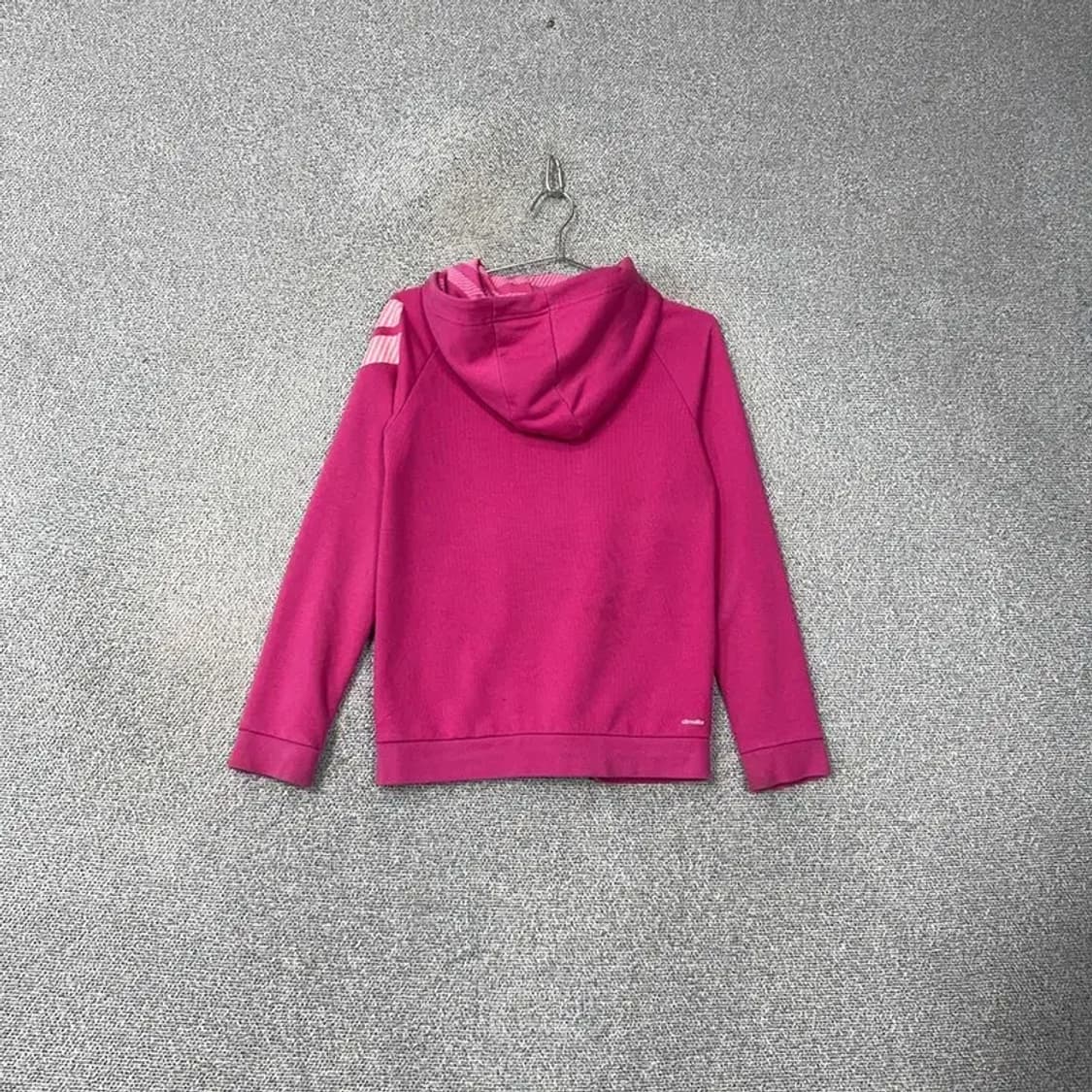 아디다스 핑크 사이드 빅로고 후드집업 M 상품이미지2