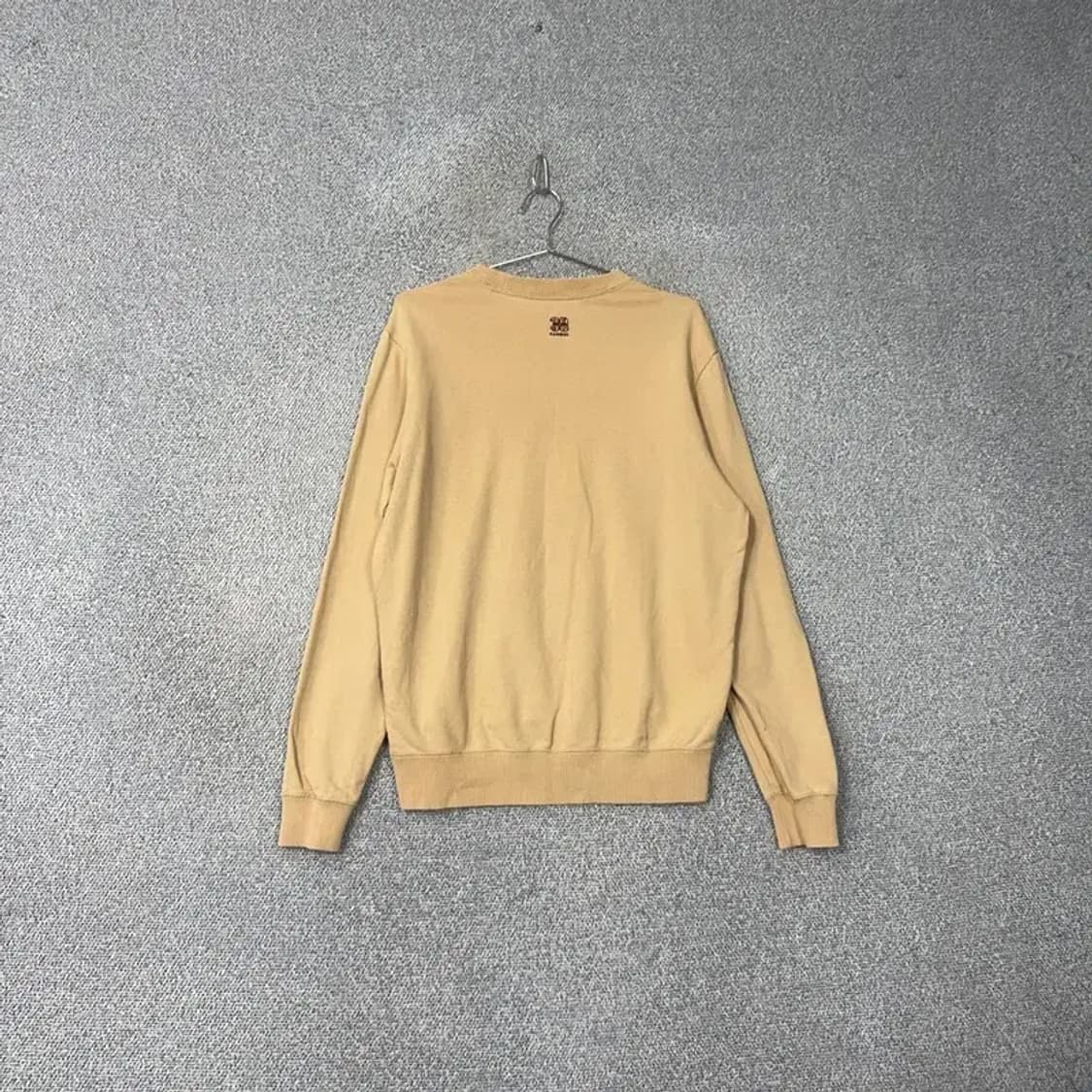 캉골 로고 베이지 맨투맨 M 상품이미지2