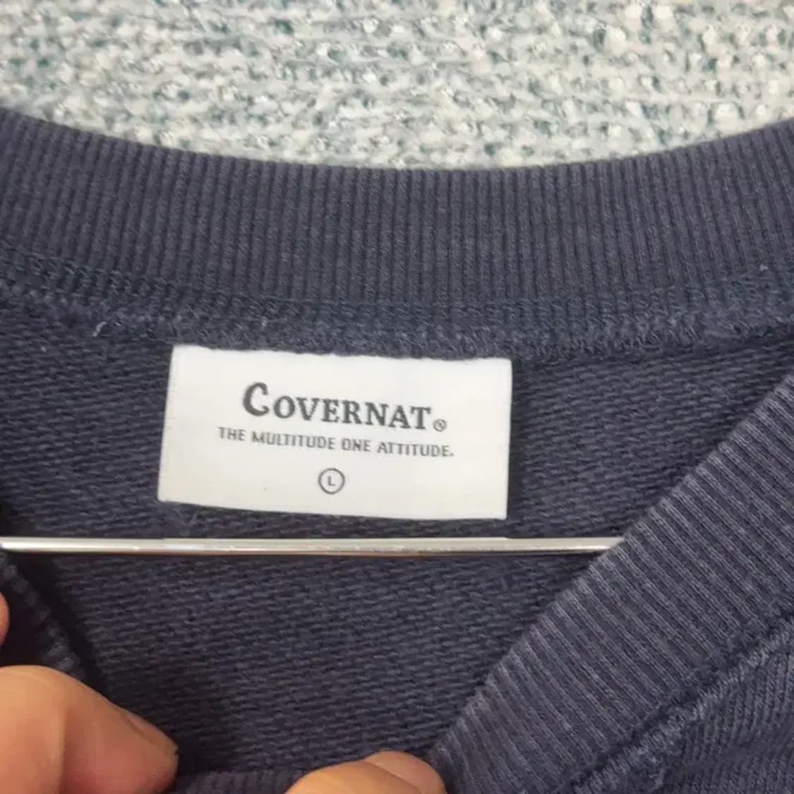 커버낫 로고 스웻셔츠 맨투맨 L 상품이미지3