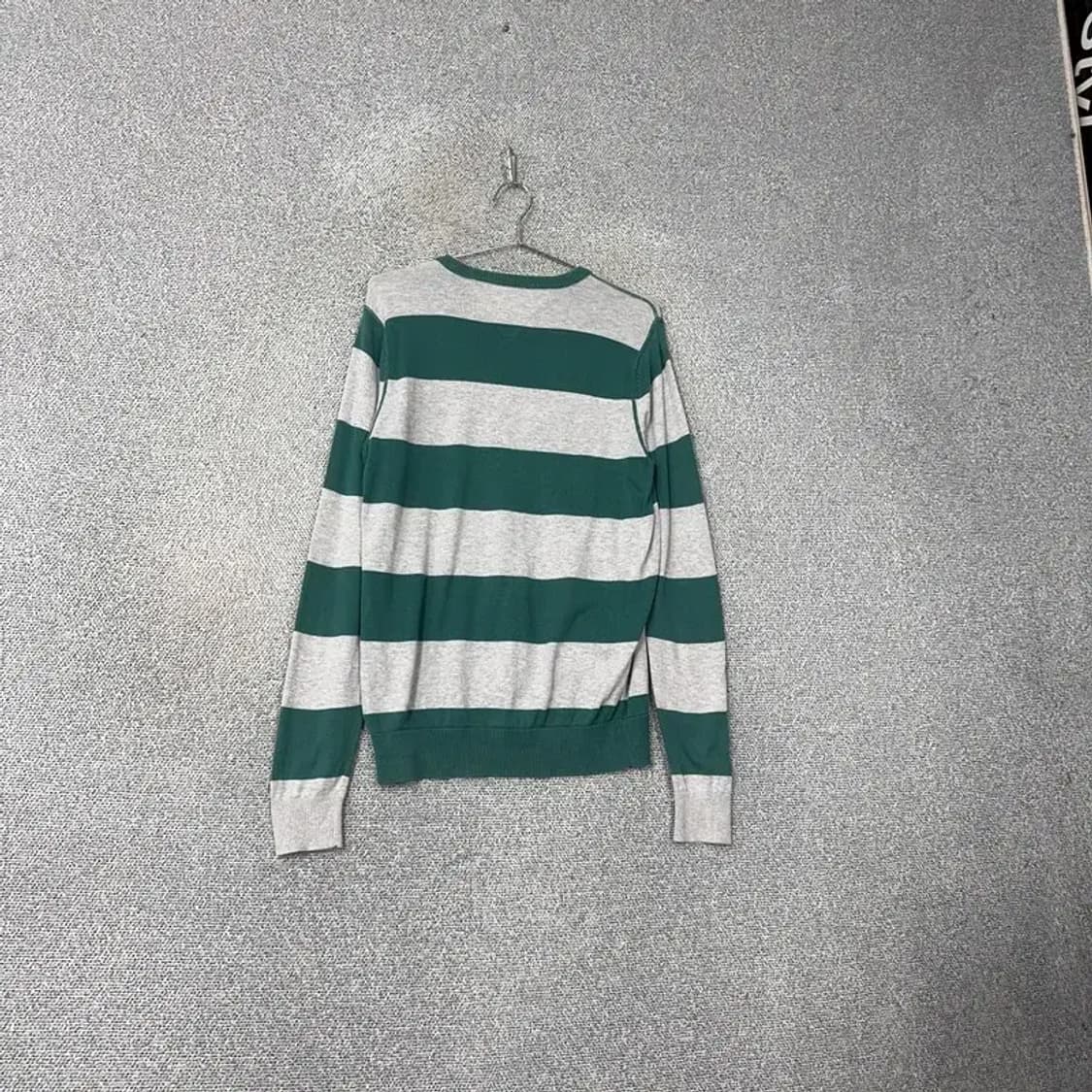 타미힐피거 로고 스트라이프 캐주얼 니트 맨투맨 M 상품이미지4