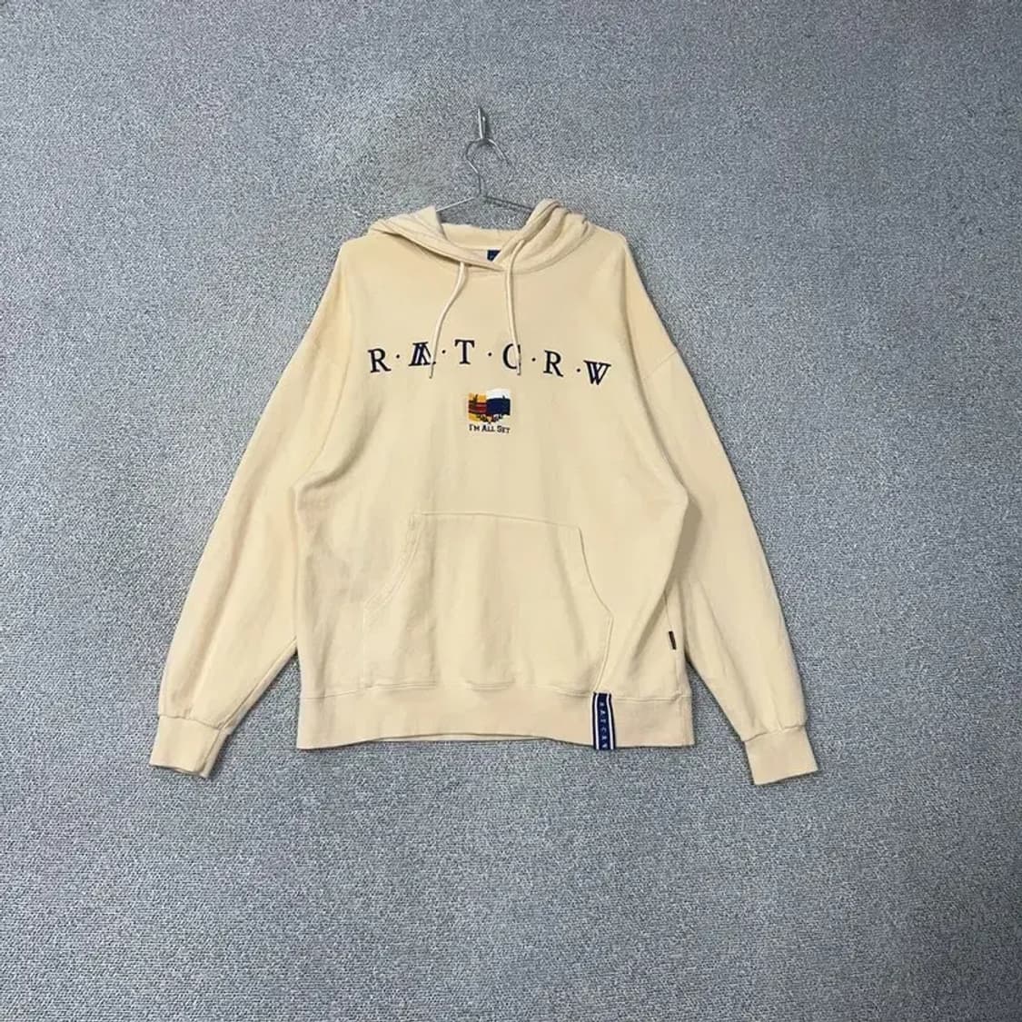 로맨틱크라운 스펠로고 오버핏 후드티 M 상품이미지1