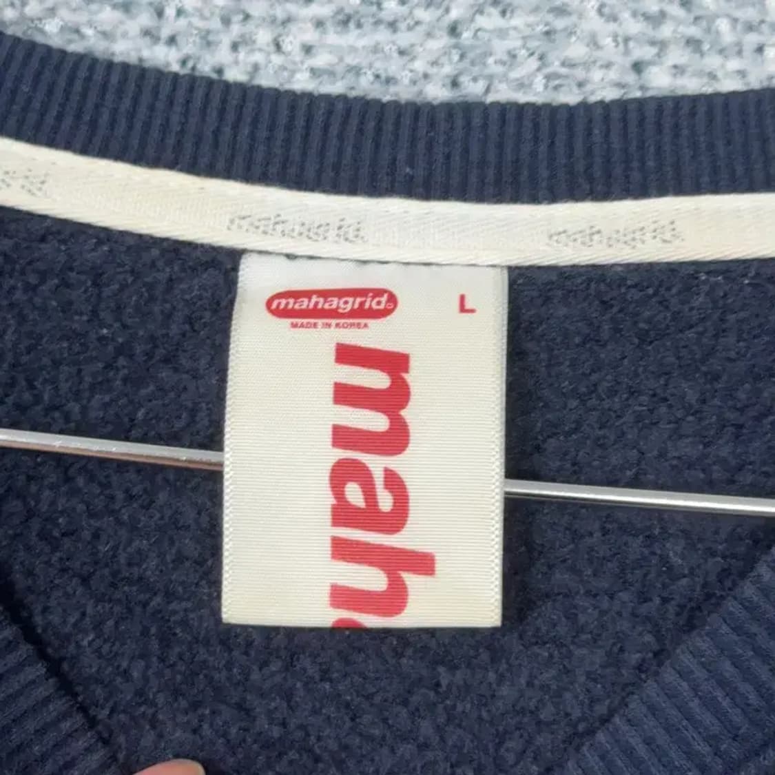 마하그리드 빅로고 스웻셔츠 맨투맨 L 상품이미지3