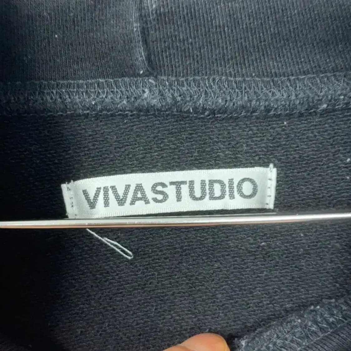 비바스튜디오 빈티지 스펠로고 오버핏 후드티 L 상품이미지3