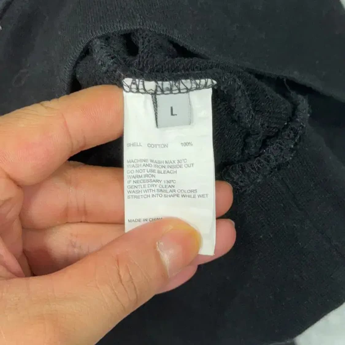 비바스튜디오 빈티지 스펠로고 오버핏 후드티 L 상품이미지4