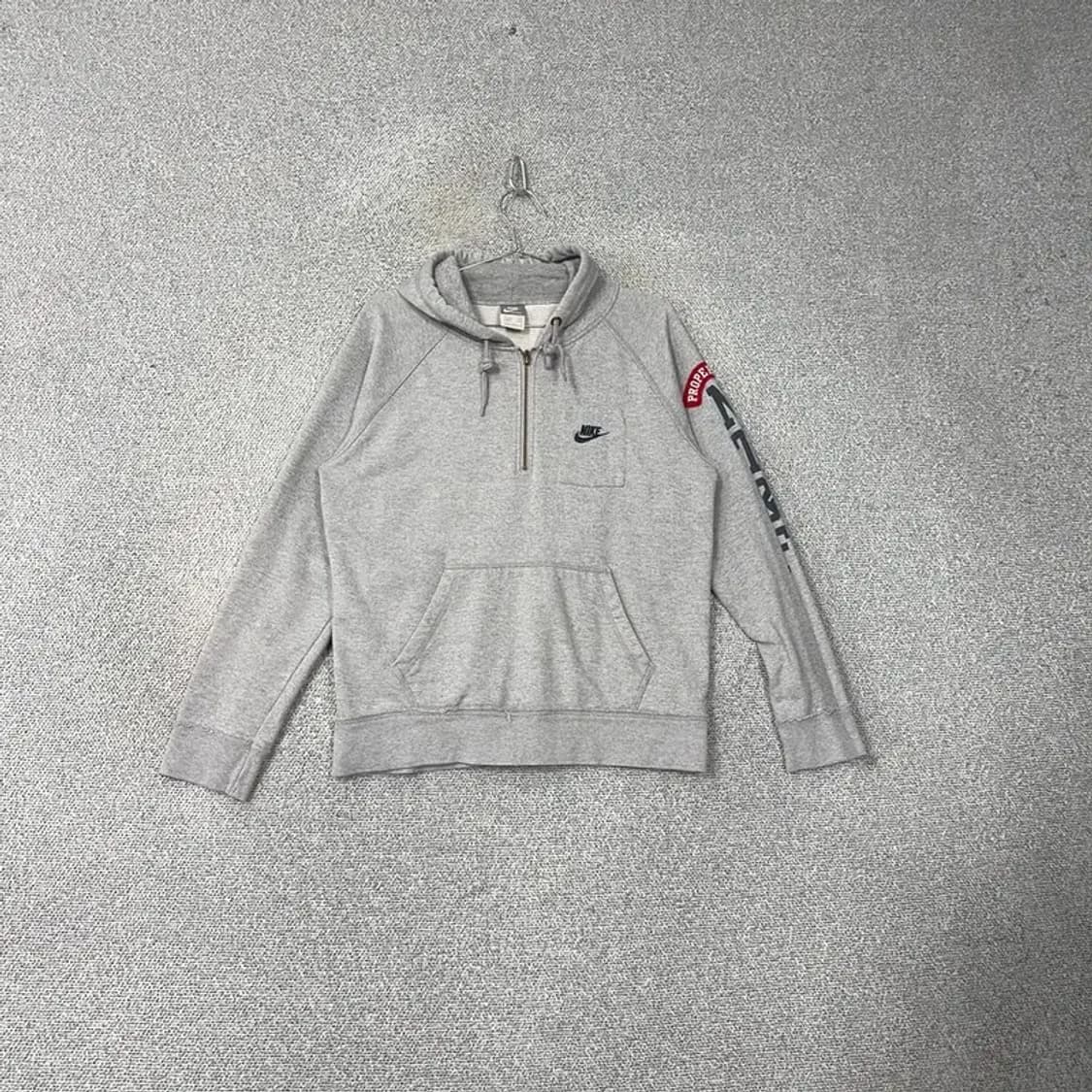 나이키 캐주얼 로고 반집업 후드티 M 상품이미지1