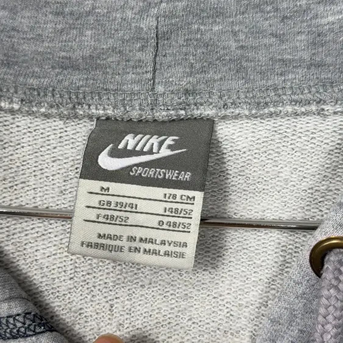 나이키 캐주얼 로고 반집업 후드티 M 상품이미지4