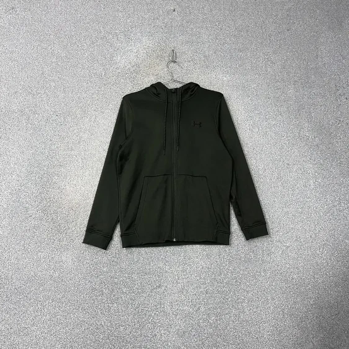 언더아머 카키 기능성 후드집업 M 상품이미지1