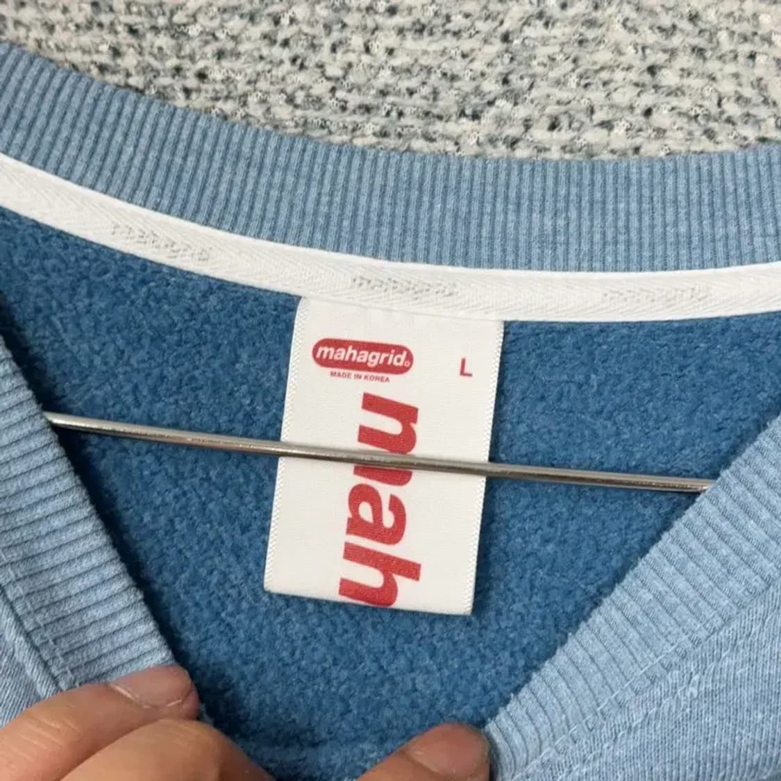 마하그리드 프린팅 맨투맨 L 상품이미지3