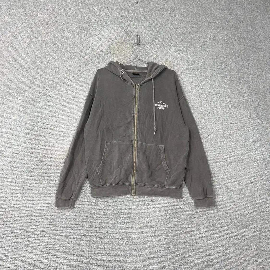 플루크 마운틴어드벤쳐 빈티지 피그먼트 후드집업 M 상품이미지2