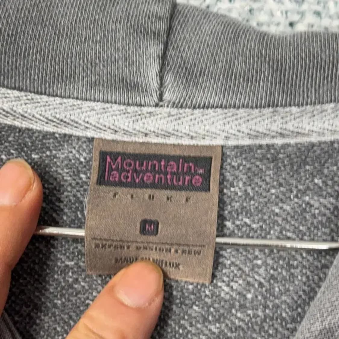 플루크 마운틴어드벤쳐 빈티지 피그먼트 후드집업 M 상품이미지3