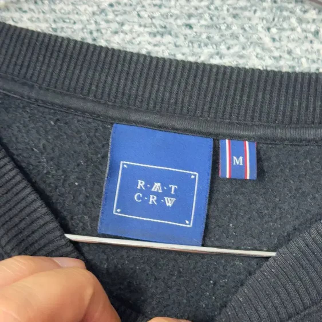 로맨틱크라운 로고 오버핏 스웻셔츠 맨투맨 M 상품이미지3