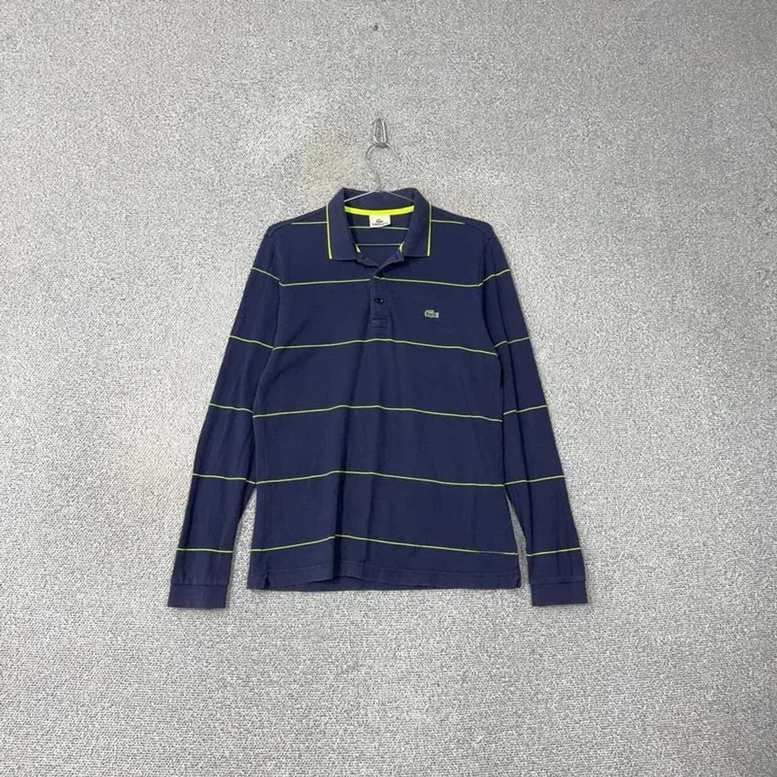 라코스테 스트라이프 네이비 카라티 95 상품이미지1