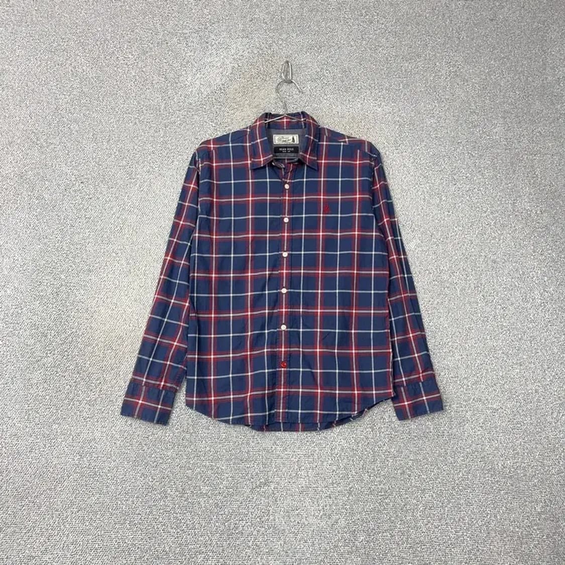 빈폴 로고 슬림핏 남성 체크셔츠 95 상품이미지1