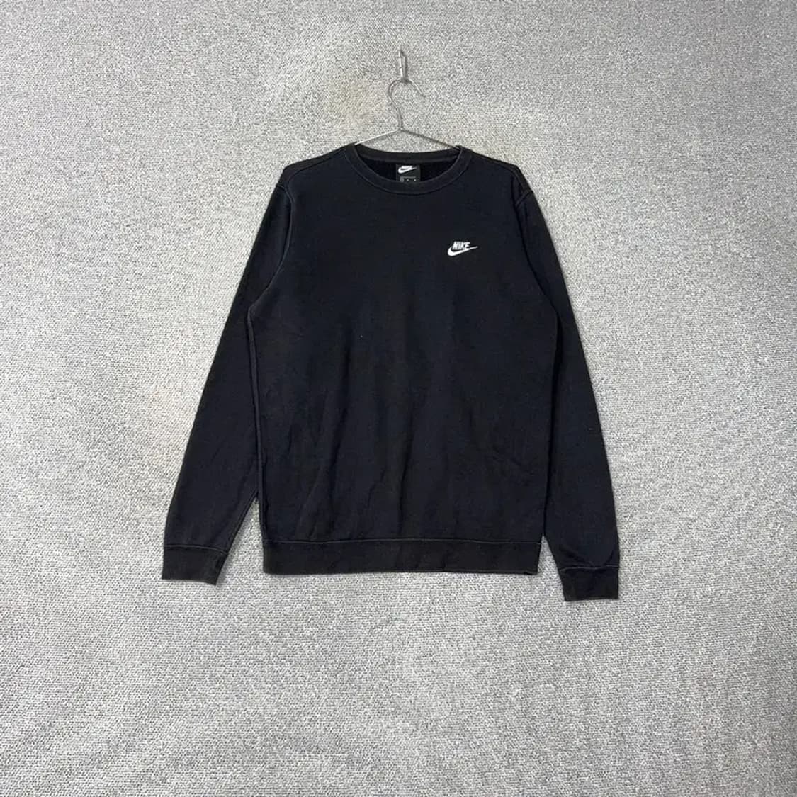 나이키 블랙 캐주얼 로고 맨투맨 M 상품이미지1