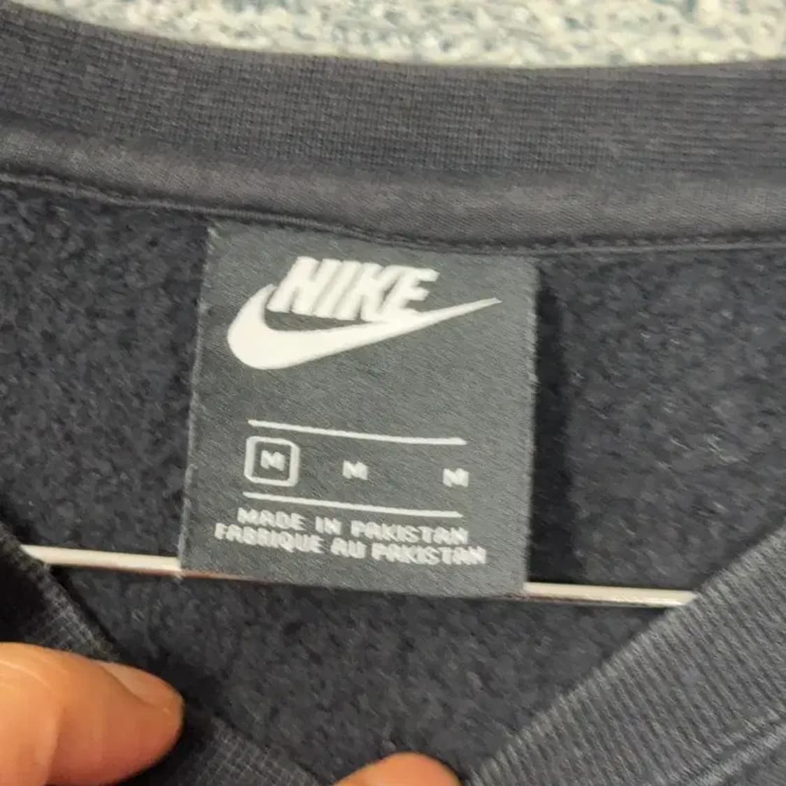 나이키 블랙 캐주얼 로고 맨투맨 M 상품이미지3