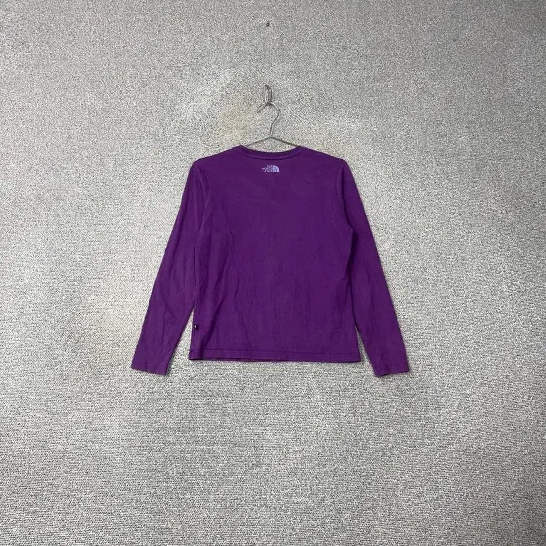 노스페이스 프린팅 퍼플 긴팔티 S 상품이미지2