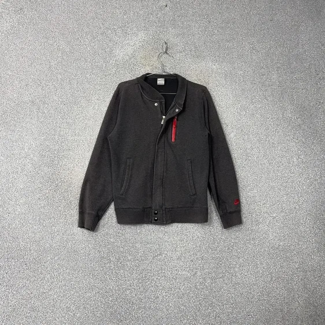 나이키 그레이 로고 코튼 자켓 M 상품이미지1