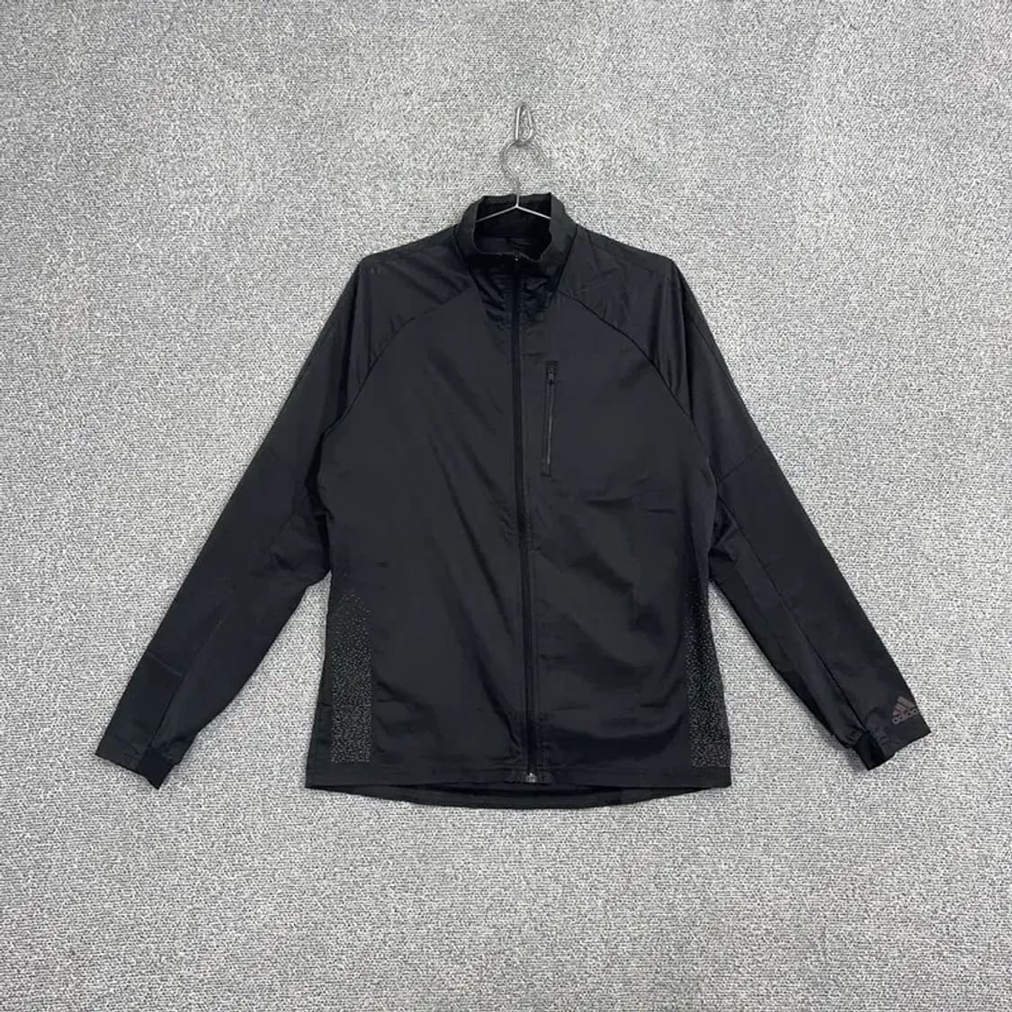 아디다스 올블랙 기능성 집업 저지 M 상품이미지1