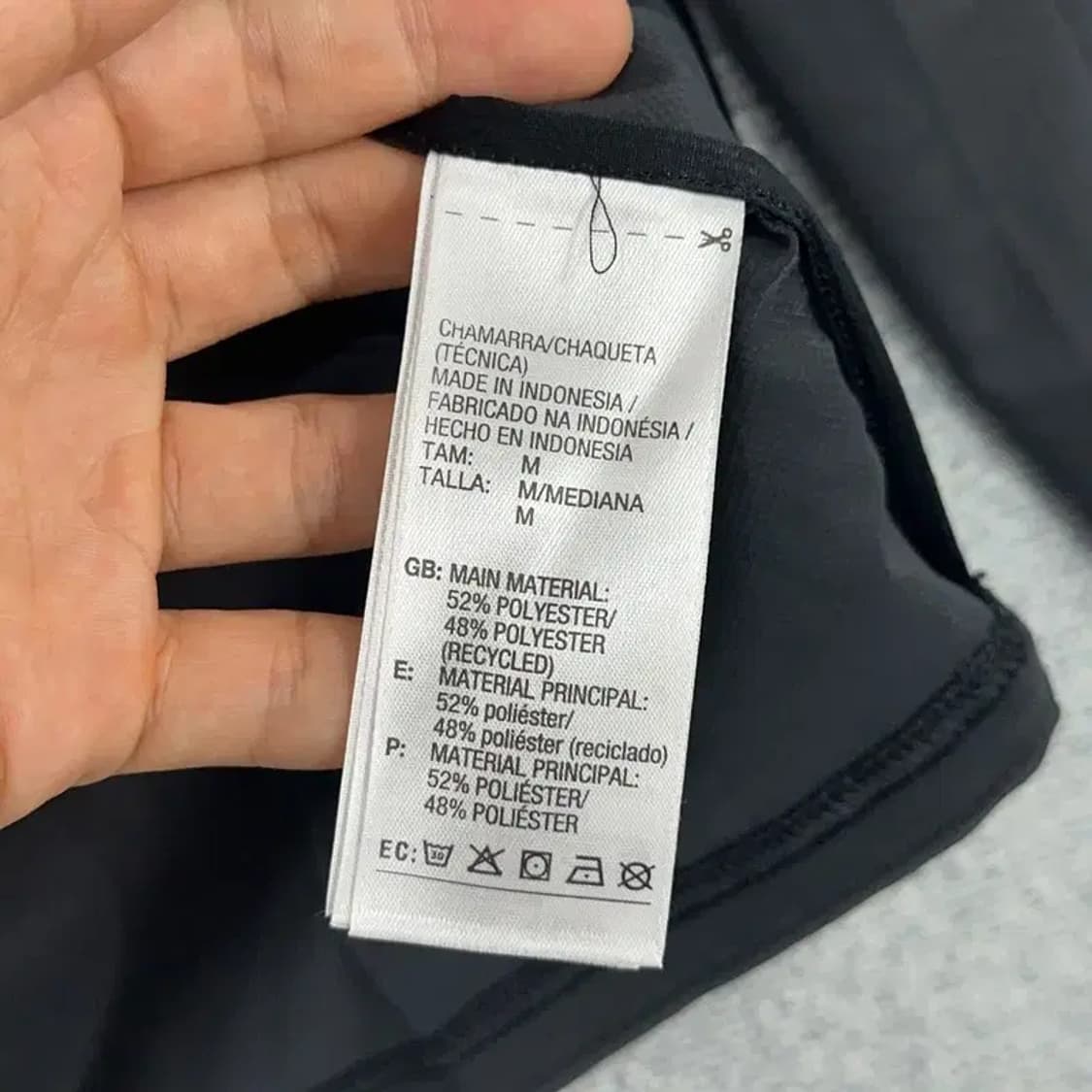 아디다스 올블랙 기능성 집업 저지 M 상품이미지4