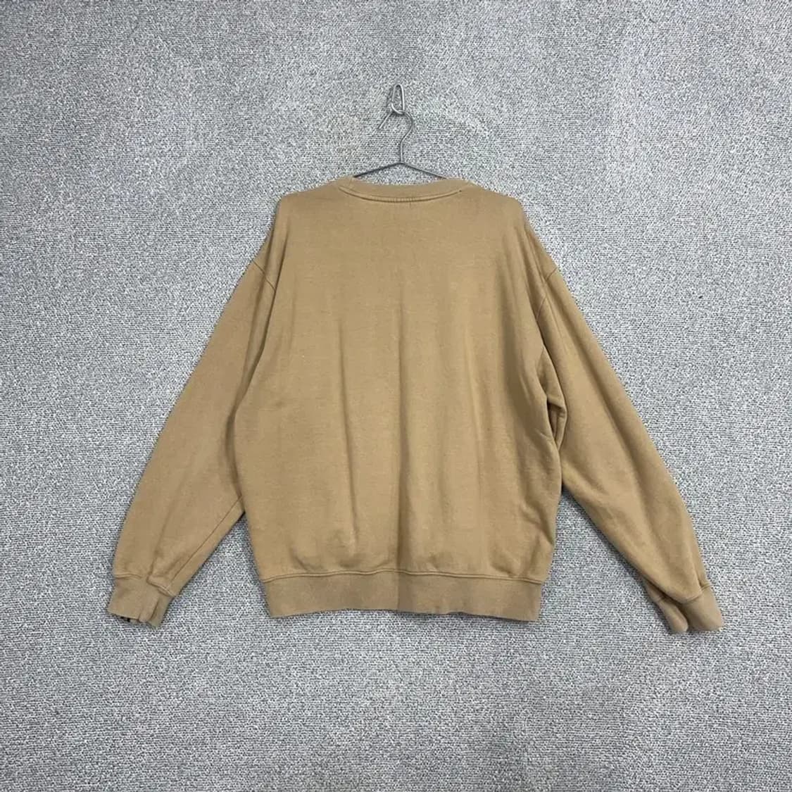 푸마 베이지 로고 오버핏 맨투맨 XL 상품이미지2