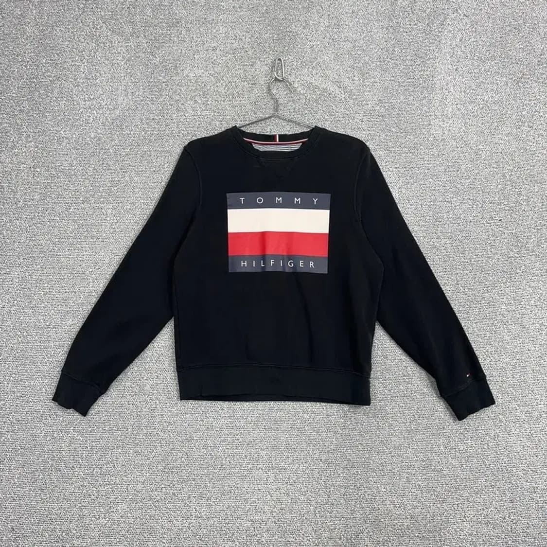 타미힐피거 프린팅 빅로고 맨투맨 S 상품이미지1