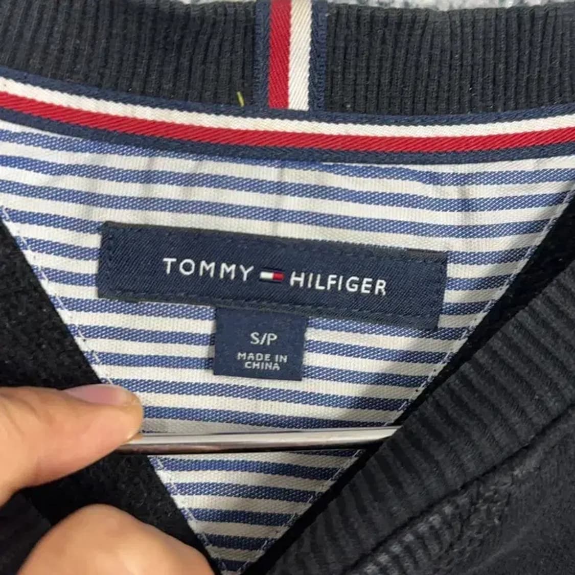 타미힐피거 프린팅 빅로고 맨투맨 S 상품이미지3