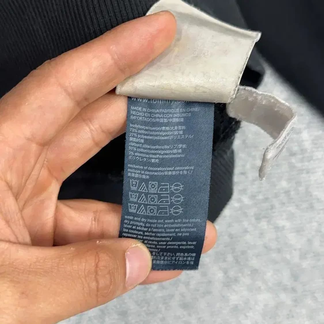 타미힐피거 프린팅 빅로고 맨투맨 S 상품이미지4